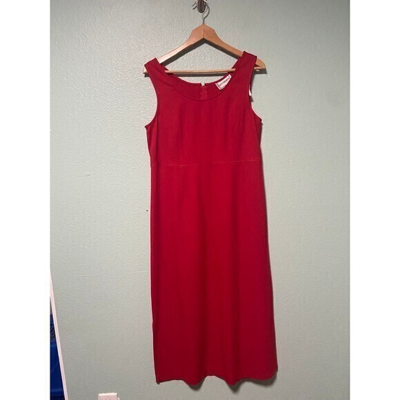 Vintage Karin Stevens Women’s Red Two Piece Outfit Size 14 - Picture 3 of 12